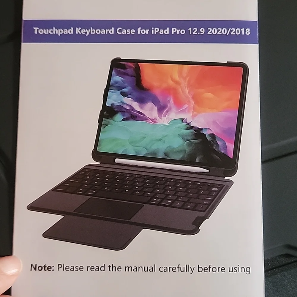 Touchpad keyboard case